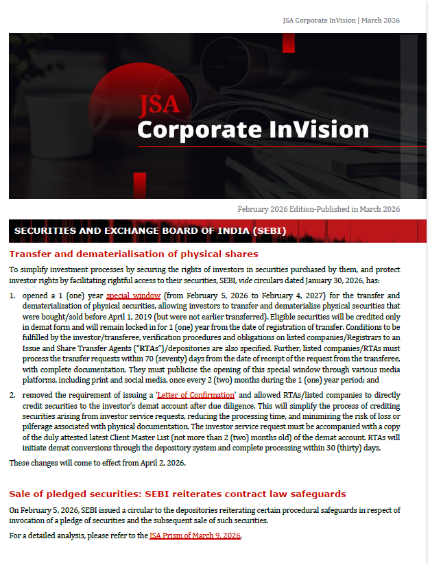 JSA Corporate Invision - February 2026 Edition